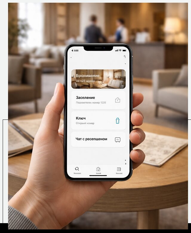 Мобильное приложение для гостей отеля в Сальске, управление сервисом